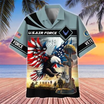 US AIR FORCE VETERAN Hawaiian Shirt - GS4381