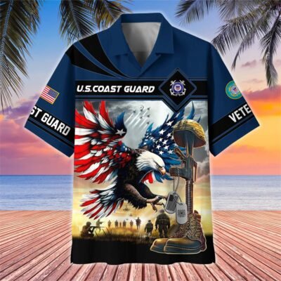 US COAST GUARD VETERAN Hawaiian Shirt - GS4385