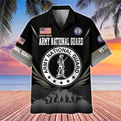 US ARMY NATIONAL GUARD VETERAN Hawaiian Shirt - GS4369