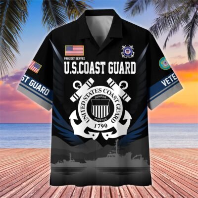 US COAST GUARD VETERAN Hawaiian Shirt - GS4372
