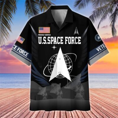 US SPACE FORCE VETERAN Hawaiian Shirt - GS4377