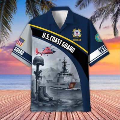 US COAST GUARD VETERAN Hawaiian Shirt - GS4619