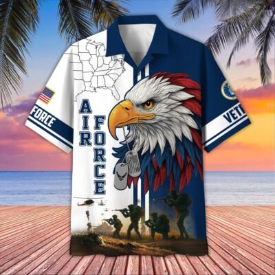 [BEST SELLERS] US AIR FORCE VETERAN Hawaiian Shirt - GS4355