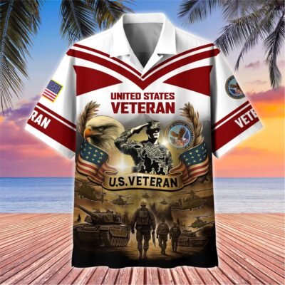 [BEST SELLERS] US VETERAN Hawaiian Shirt - GS4353