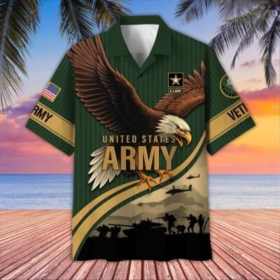 [BEST SELLERS] US ARMY VETERAN Hawaiian Shirt - GS4318