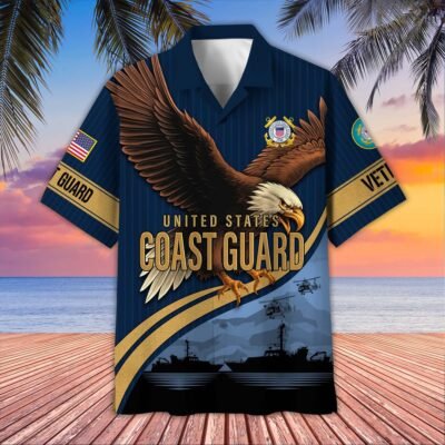 [BEST SELLERS] US COAST GUARD VETERAN Hawaiian Shirt - GS4320