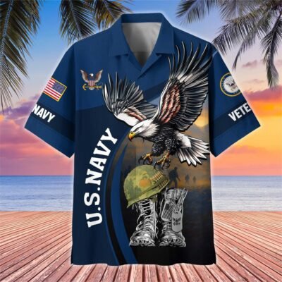 [BEST SELLERS] US NAVY VETERAN Hawaiian Shirt - GS4336