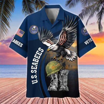 [BEST SELLERS] US NAVY VETERAN Hawaiian Shirt - GS4337