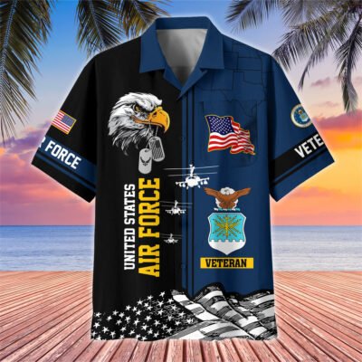 [BEST SELLERS] US AIR FORCE VETERAN Hawaiian Shirt - GS4523