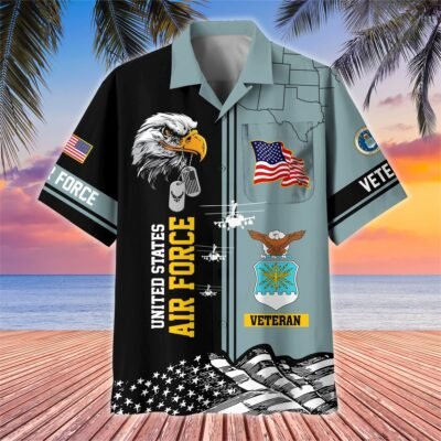 [BEST SELLERS] US AIR FORCE VETERAN Hawaiian Shirt - GS4524