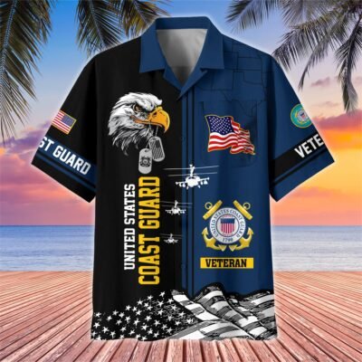 [BEST SELLERS] US COAST GUARD VETERAN Hawaiian Shirt - GS4528