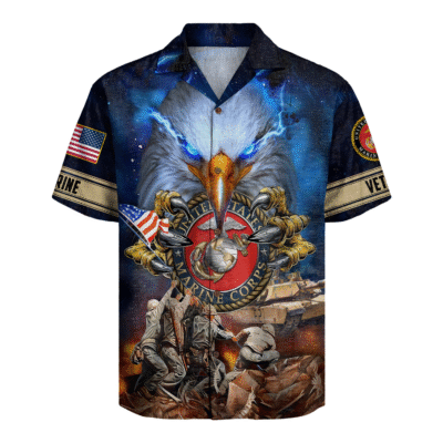 US MARINES VETERAN GS3596 Short Sleeve Shirt