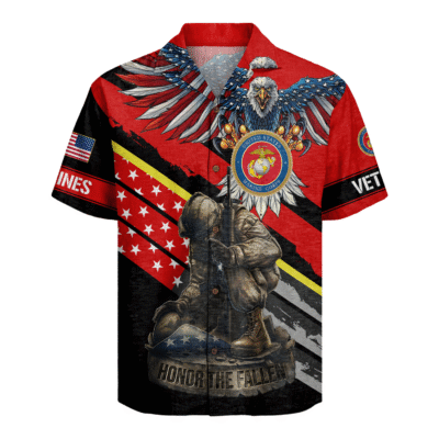 US MARINES VETERAN Hawaiian Shirt - GS3815