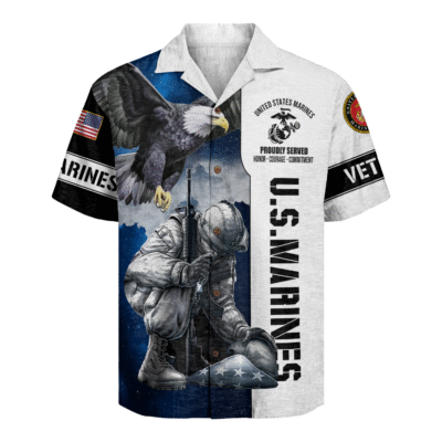 US MARINES VETERAN Hawaiian Shirt - GS4031