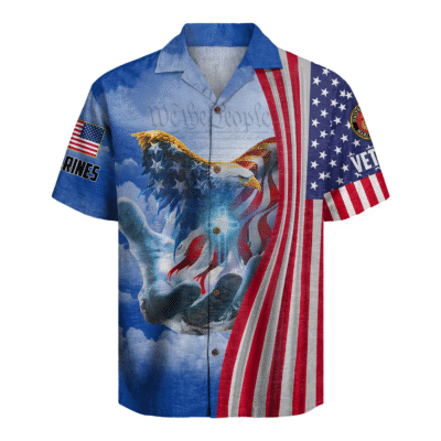 US MARINES VETERAN Hawaiian Shirt - GS4121