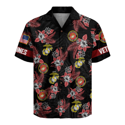US MARINES VETERAN Hawaiian Shirt - GS4490
