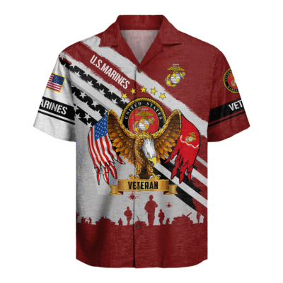 US MARINES VETERAN Hawaiian Shirt - GS4554