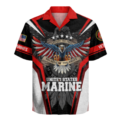 US MARINES VETERAN Hawaiian Shirt - GS3602