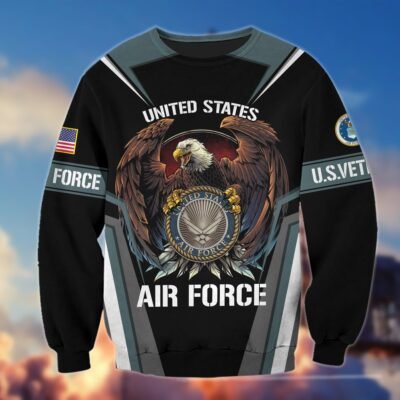 US AIR FORCE GS10009 Lightweight Sweater Fleece Sweatshirt