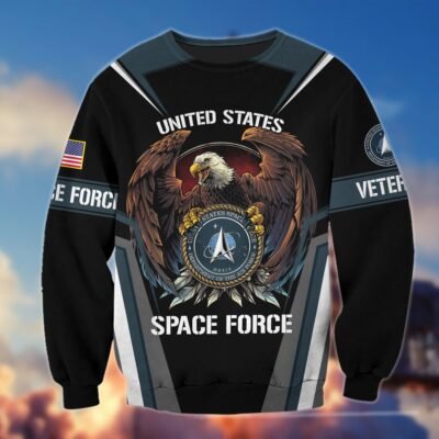 US SPACE FORCE GS10011 Lightweight Sweater Fleece Sweatshirt