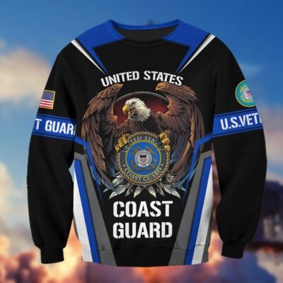 US COAST GUARD GS10010 Lightweight Sweater Fleece Sweatshirt