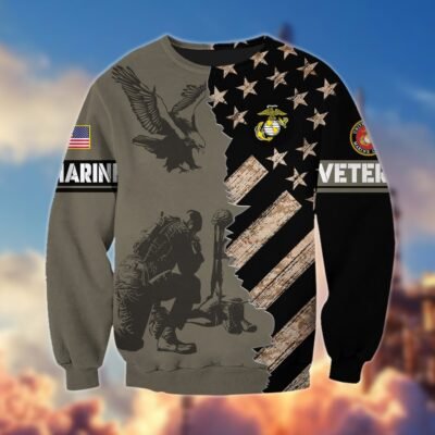 US MARINES GS10033 Lightweight Sweater Fleece Sweatshirt