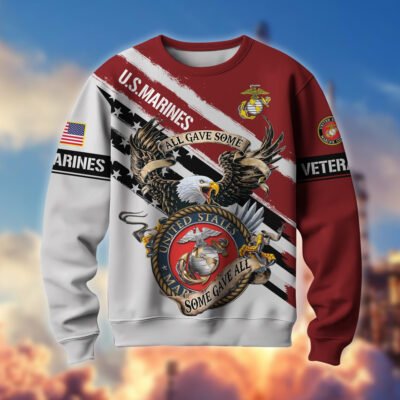 US MARINES GS10149 Lightweight Sweater Fleece Sweatshirt