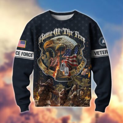 US SPACE FORCE GS10118 Lightweight Sweater Fleece Sweatshirt
