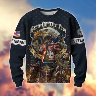US VETERAN GS10119 Lightweight Sweater Fleece Sweatshirt