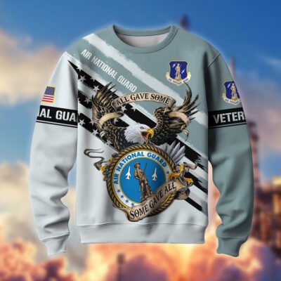 US AIR NATIONAL GUARD GS10153 Lightweight Sweater Fleece Sweatshirt