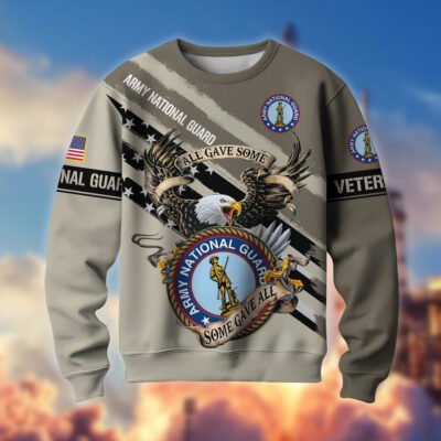 US ARMY NATIONAL GUARD GS10146 Lightweight Sweater Fleece Sweatshirt