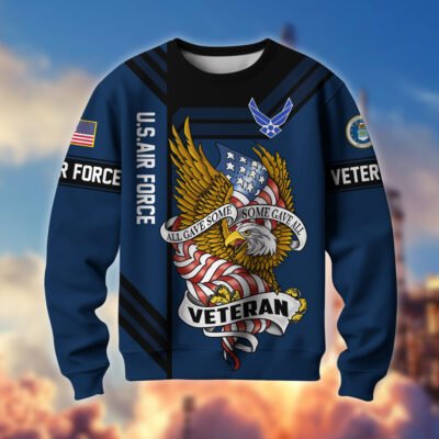 US AIR FORCE GS10185 Lightweight Sweater Fleece Sweatshirt