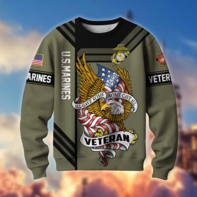 US MARINES GS10183 Lightweight Sweater Fleece Sweatshirt