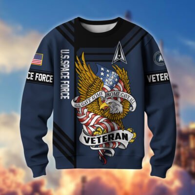 US SPACE FORCE GS10187 Lightweight Sweater Fleece Sweatshirt