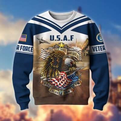 US AIR FORCE GS10140 Lightweight Sweater Fleece Sweatshirt