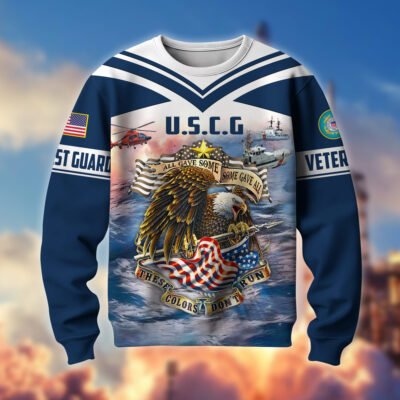 US COAST GUARD GS10141 Lightweight Sweater Fleece Sweatshirt