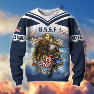 US SPACE FORCE GS10142 Lightweight Sweater Fleece Sweatshirt