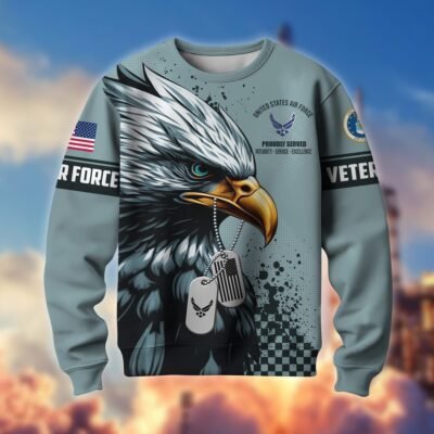 US AIR FORCE GS10026 Lightweight Sweater Fleece Sweatshirt