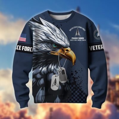 US SPACE FORCE GS10029 Lightweight Sweater Fleece Sweatshirt