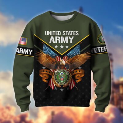 US ARMY GS10078 Lightweight Sweater Fleece Sweatshirt