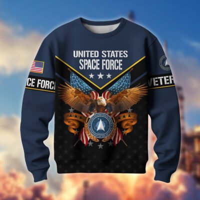 US SPACE FORCE GS10087 Lightweight Sweater Fleece Sweatshirt