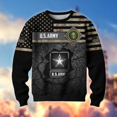 US ARMY GS10160 Lightweight Sweater Fleece Sweatshirt