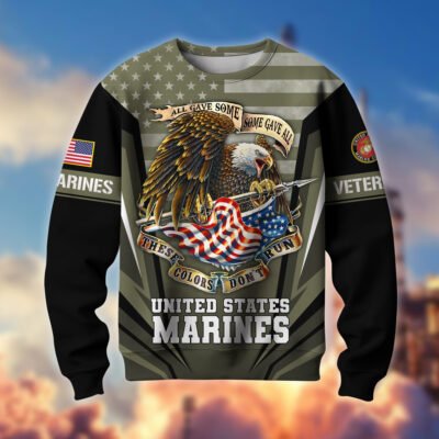 US MARINES GS10172 Lightweight Sweater Fleece Sweatshirt