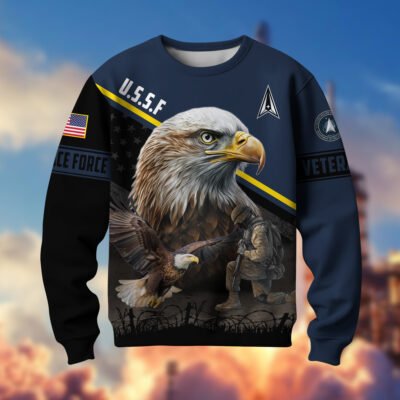US SPACE FORCE GS10098 Lightweight Sweater Fleece Sweatshirt