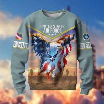 US AIR FORCE GS10072 Lightweight Sweater Fleece Sweatshirt