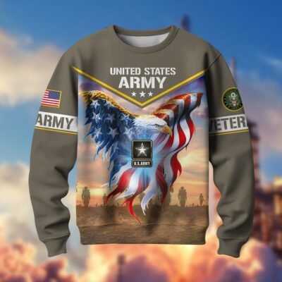 US ARMY GS10067 Lightweight Sweater Fleece Sweatshirt
