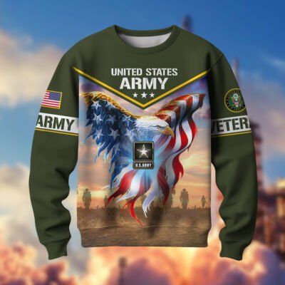 US ARMY GS10068 Lightweight Sweater Fleece Sweatshirt