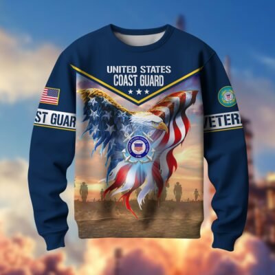 US COAST GUARD GS10074 Lightweight Sweater Fleece Sweatshirt