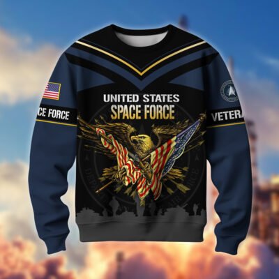 US SPACE FORCE GS10065 Lightweight Sweater Fleece Sweatshirt