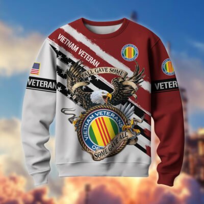 VIETNAM VETERAN GS10158 Lightweight Sweater Fleece Sweatshirt